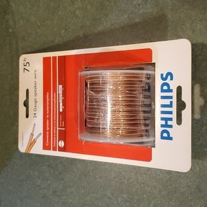 Philips 24 Guage speaker wire 75ft